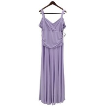 NWT Evanese Lavender Purple Off the Shoulder Maxi Dress Womens Size 1X Prom
