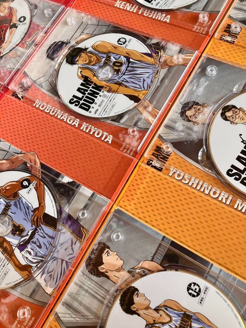 SLAM DUNK DVDボックスとジャージセット SLAM DUNK DVD-BOX First Limited Edition Mitsui Hisashi