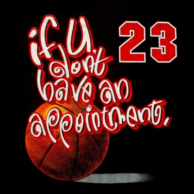 VTG Chicago Bulls 23 Michael Jordan Mens T Shirt Size XL Nutmeg Home Team Black