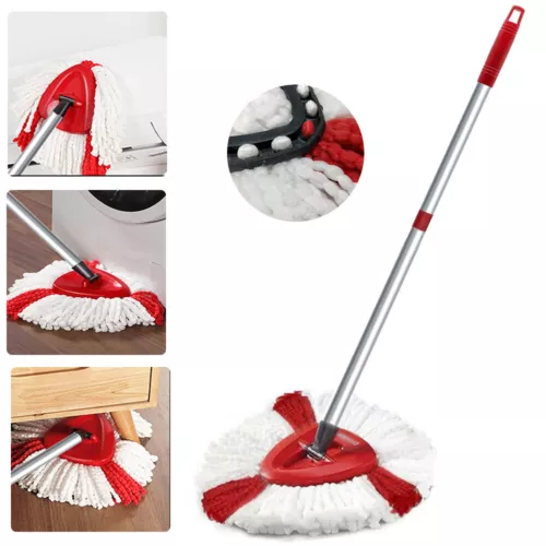 Spin Mop Kopf Ersatz, Basis, Griff für Vileda Turbo Mikrofaser Mopp Nachfüllpackungen - Bild 4 von 14