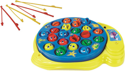 Lets Go Fishin Fast-Action Game - 1-4 Players Fishing Fun