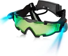 Spy Gear Night Vision Goggles Luminous Glasses LED Eye Protector Fashionable -US