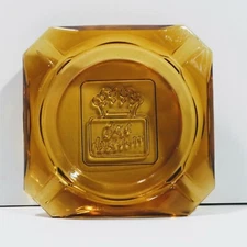 Vintage Glass Ashtray Best Western 60's