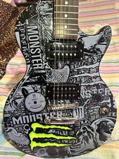 Epiphone Les Paul Special Ii Monster Energy Drink Custom Electric Guitar L@@k