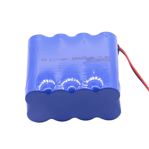 Batería recargable de iones de litio cilíndrica 2S4P 7.4V 10000Mah conector XH2.54 - Imagen 4 de 12