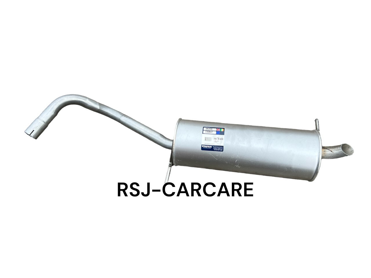 Klarius SK34Q Exhaust Rear Box SKODA FABIA & SEAT IBIZA  1.0 / 1.4 1999-2009