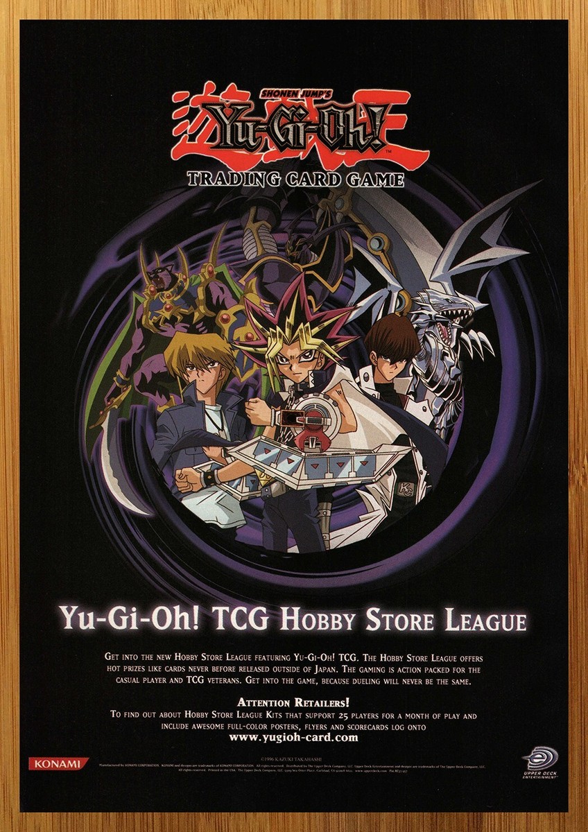 2004 Yu-Gi-Oh! TCG Hobby Store League Vintage Print Ad/Poster CCG Card Game  Art | eBay