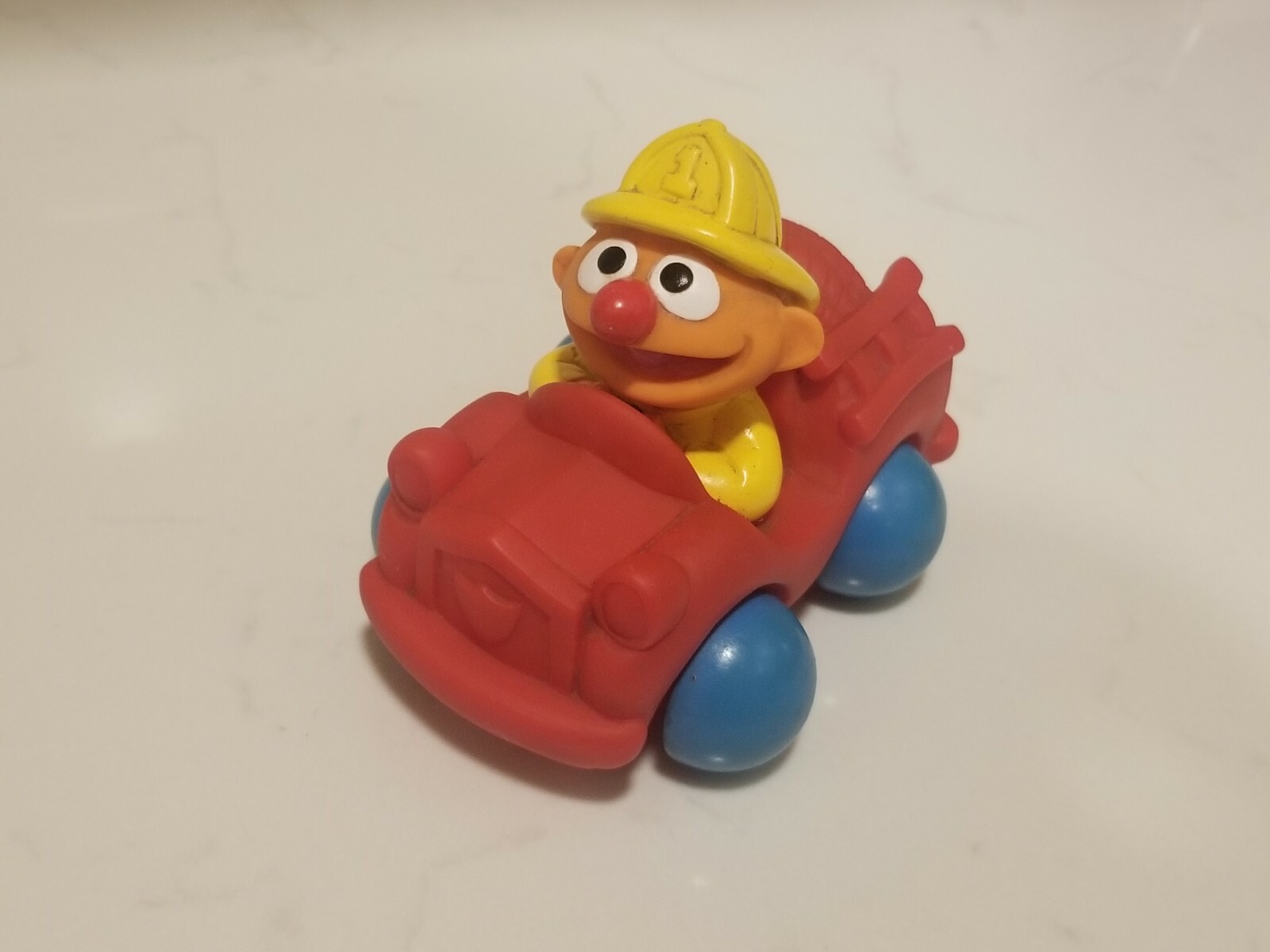 Vtg. Tyco PreSchool Jim Henson Productions Sesame Street Ernie Fire Truck Toy