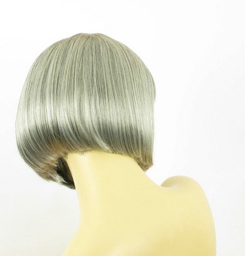 Perruque femme grise cheveux lisses ref MAIA 51 - Picture 6 of 8