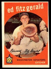 Ed Fitzgerald 1959 Topps #33 Touched Corners
