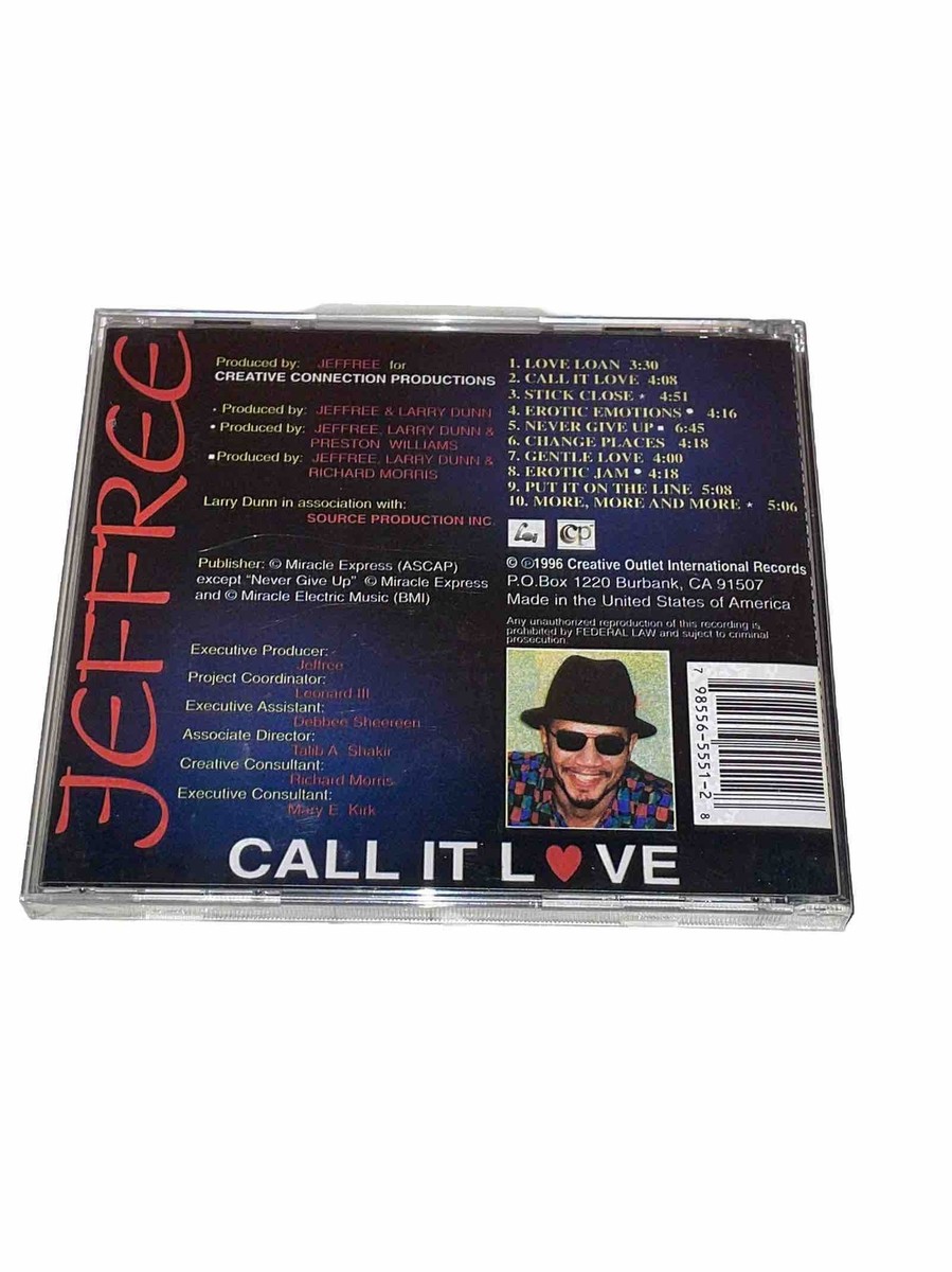 Jeffree Call it Love rare indie R&B cd 1996 Creative Outlet