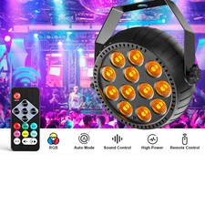 Halloween 12LED PAR Lights RGB Stage Lighting DMX DJ Disco Party Club Bar Show