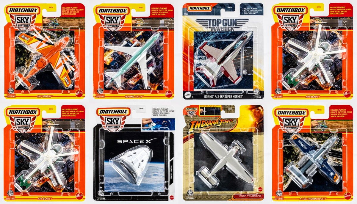 2024 Matchbox Sky Busters Mix 4 | SpaceX Dragon | Ford Tri 2024 Matchbox Sky Busters Mix 4 | SpaceX Dragon | Ford Tri