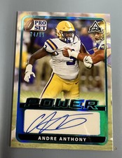 2021 Leaf Pro Set Power Andre Anthony PLATINUM AUTO 74/99 LSU TIGERS