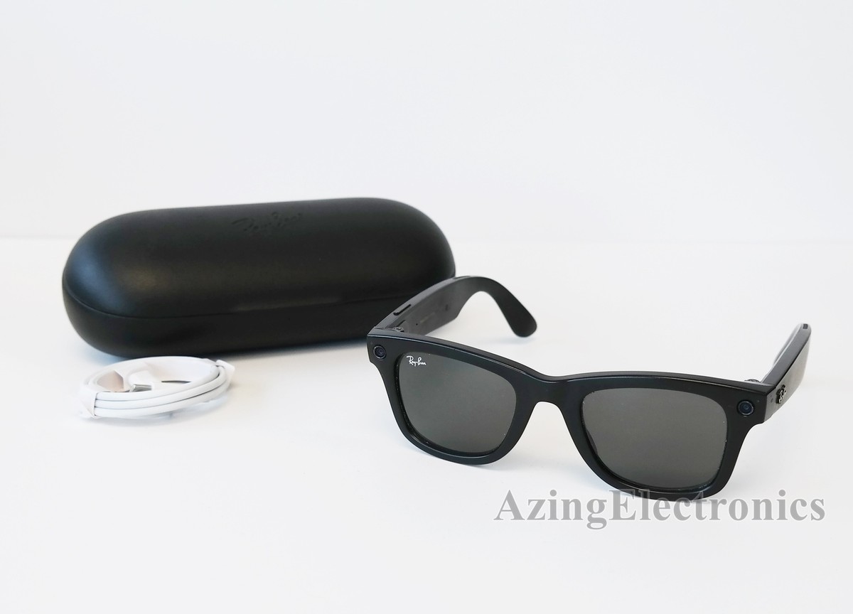 Ray-Ban  スマートサングラス Wayfarer RW4002 Ray-Ban™ Wayfarer RW4002 Square Sunglasses | EyeOns.com
