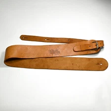RARE: Authentic Vintage Fernandes Guitars Genuine Veg-Tan Leather Strap, Japan