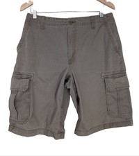 Gap Cargo Shorts Mens 32 Green Casual Hike Outdoor Y2K Gorpcore Thick Cotton