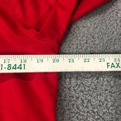 Under Armour HeatGear Baseball 1/4 Zip Pullover Jacket Mens Small Loose Red - Picture 9 of 9