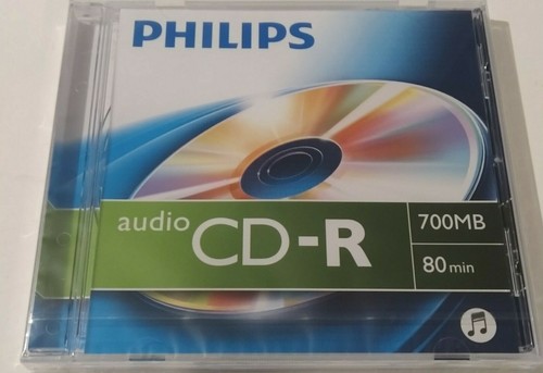 Philips CD-R80 Digital Audio Music Digital 80 MINS / 700MB CDR - NEW & SEALED - Afbeelding 4 van 5