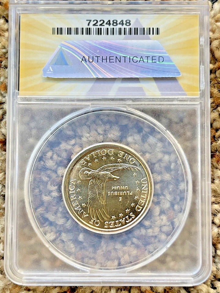 2002 D $1 MS67PL (Proof Like) Sacagawea Dollar Anacs Graded Certified - Image 2 of 2