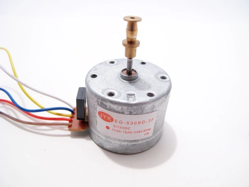 JYK EG530SD-3F DC5-12V 3-Speed 33/45/78 RPM Metal Turntables Motor for Record...