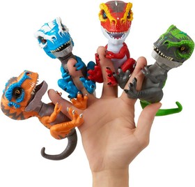 Fingerlings: Untamed Lavasaur Dino T-Rex - Ditch figure Scratch (Orange)