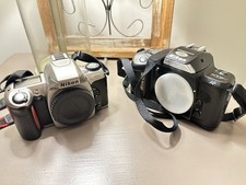 2 Nikon 35mm Film Cameras-N65 And N4004-for Parts Or Not Working