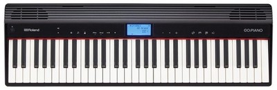 Roland GO:PIANO Digitalpiano schwarz Piano 61er Tastatur Bluetooth MIDI Batterie