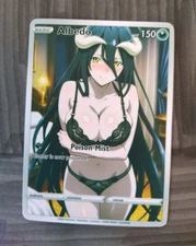Beautiful Waifu Card - Albedo Bedtime - Goddess ACG Custom DIY Fan Art Card