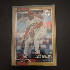 Topps 2024 Series 1 Gold José Soriano #319 /50 Angels Baseball Card