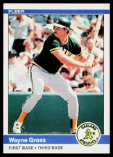 1984 Fleer #444 Wayne Gross - VG