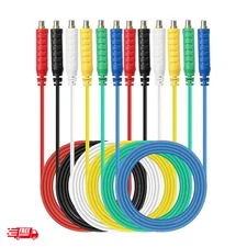 Magnetic Test Leads, 6Pcs Silicone Soft Flexible Magnetic Jumper Wires, 30V A