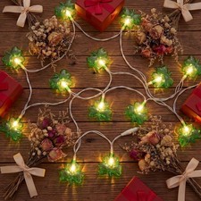 St. Patrick's Day Decoration Lights, 8.5Ft Shamrock String Lights with 10 Green