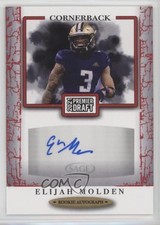 2021 Sage Premier Draft Auto Red Elijah Molden #A100 Auto qf8