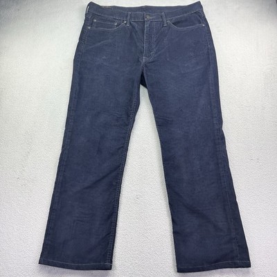 Levi Strauss 514 Herren Cord Jeans W39 L30 dunkelblau Hose