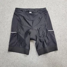My Kilometre Cycling Shorts Womens Large Black Padded Pockets Athletic Triathlon