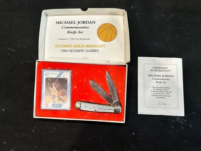 Michael Jordan 1984 Olympics Gold Medal Commemorative Knife Set | eBay
