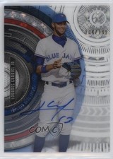 2017 Bowman High Tek Tidal Diffractor /199 Lourdes Gurriel Jr #BHT-LGJ Auto 15sd