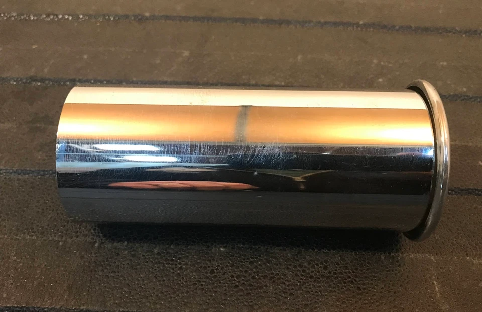 Punta de escape de tubo de escape cromado Mercedes-Benz - 123-492-07-14 - para MBZ 450SEL y más Foto 3 de 4