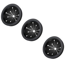 3 Pcs Garbage Disposal Splash Guard 3-1/8 Inch Kitchen Sink Rubber Drain Guard