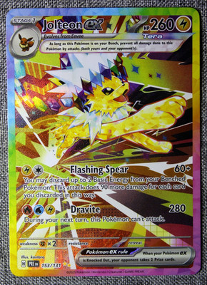 Jolteon ex 153/131 Sv: Prismatic Evolutions Holo
