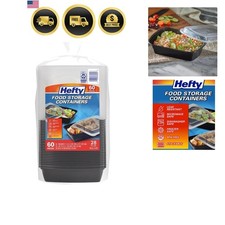 Heftys Food Storage Containers with Lids, 28 ...