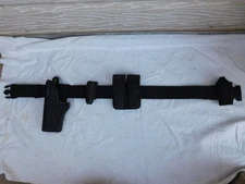 Bianchi Police / Security Duty Belt Rig w/ DUTYMAN 7321U Holster & Accessories