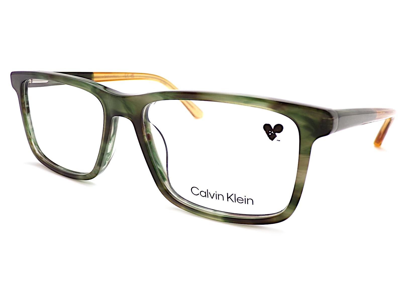 Calvin Klein Glasses Frame Green Havana 55mm Unisex RX Spectacles CK22544 340