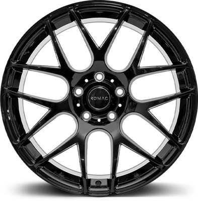 ROMAC RADIUM 18x8,5 ET37 5x120 GLOSS BLACK (Last 690kg) RMRAD J8414GB - 4er SET