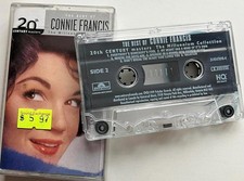 Connie Francis - The Best of Connie Francis Cassette Tape VG C40