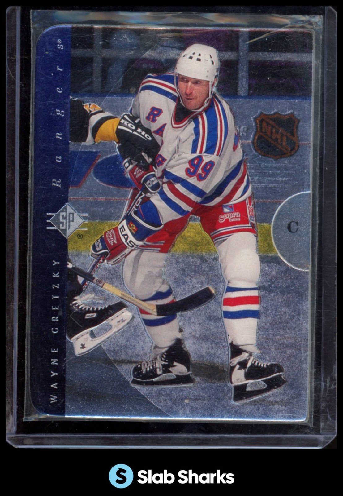 1997 UPPER DECK SP #IN1 WAYNE GRETZKY SLIDE OUT CARD