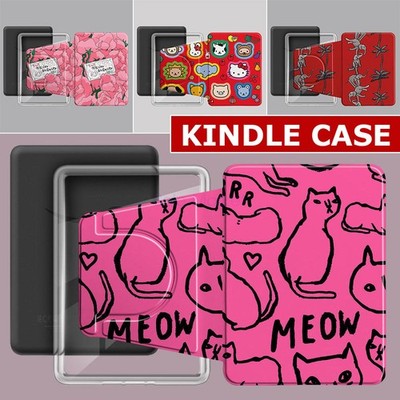 Funny Cartoon Case For Kindle Paperwhite 12th Magnetic Stand Shockproof Cover