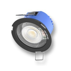 6W LED Downlight Dimmable 3CCT 3000K-6000K IP65 Fire Rated White Bezel