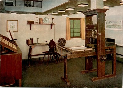 Mainz am Rhein, Gutenberg-Museum, Zeitungsdruckerei, Mayence-sur Postcard